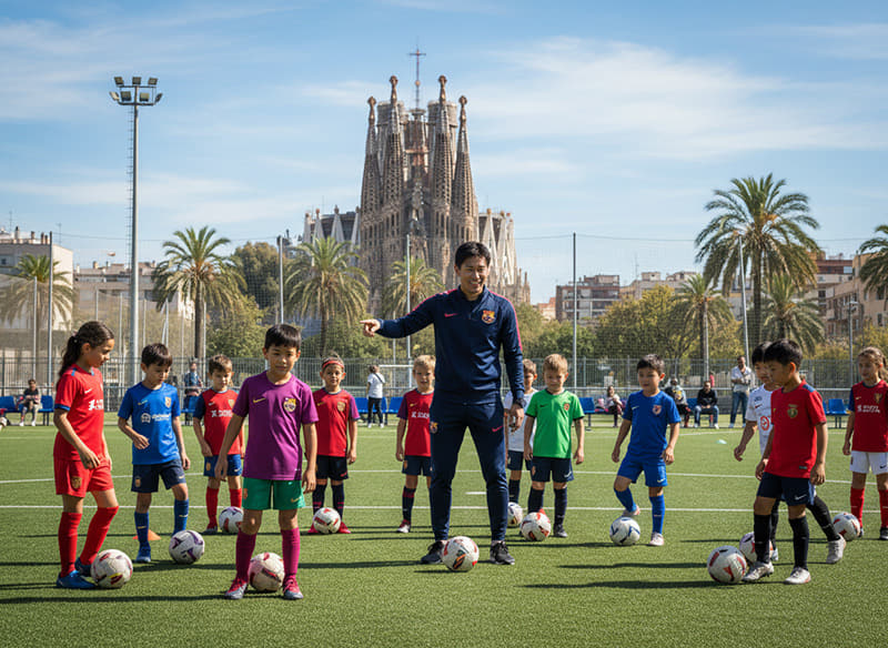バルセロナに渡って
サッカー観が全てひっくり返る